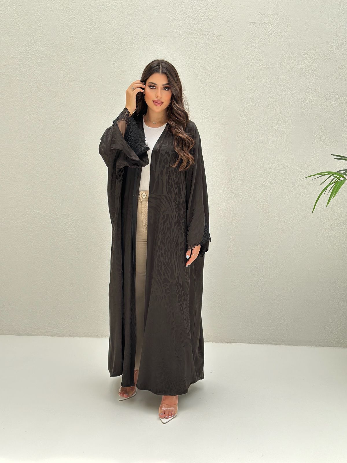 tiger dark abaya