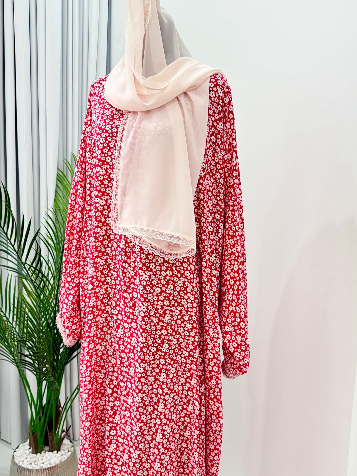 prayer dress coton roses