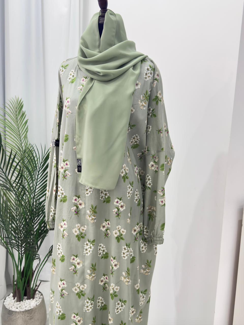 prayer  coton dress Jasmin roses