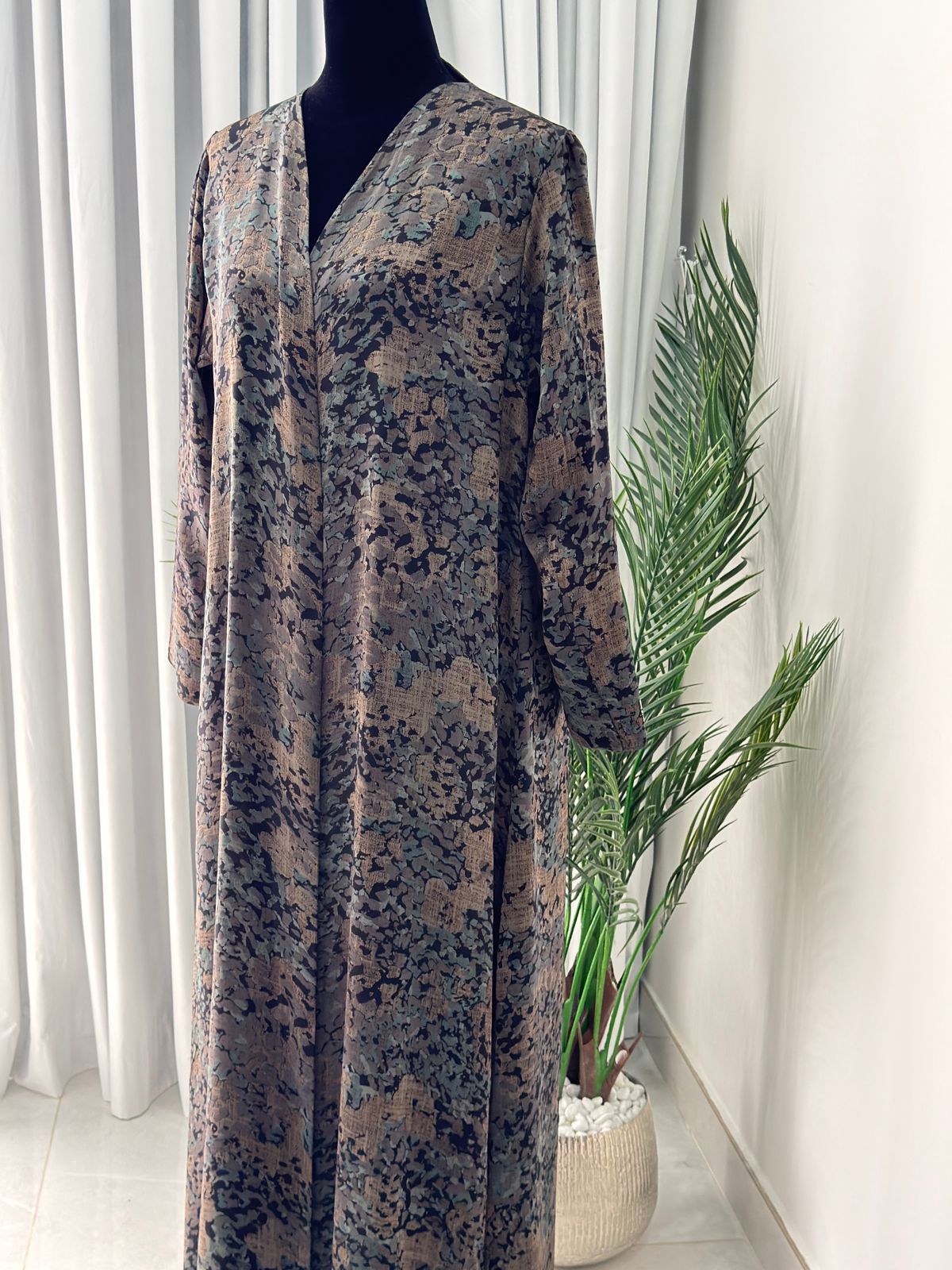 vip chiffon abaya