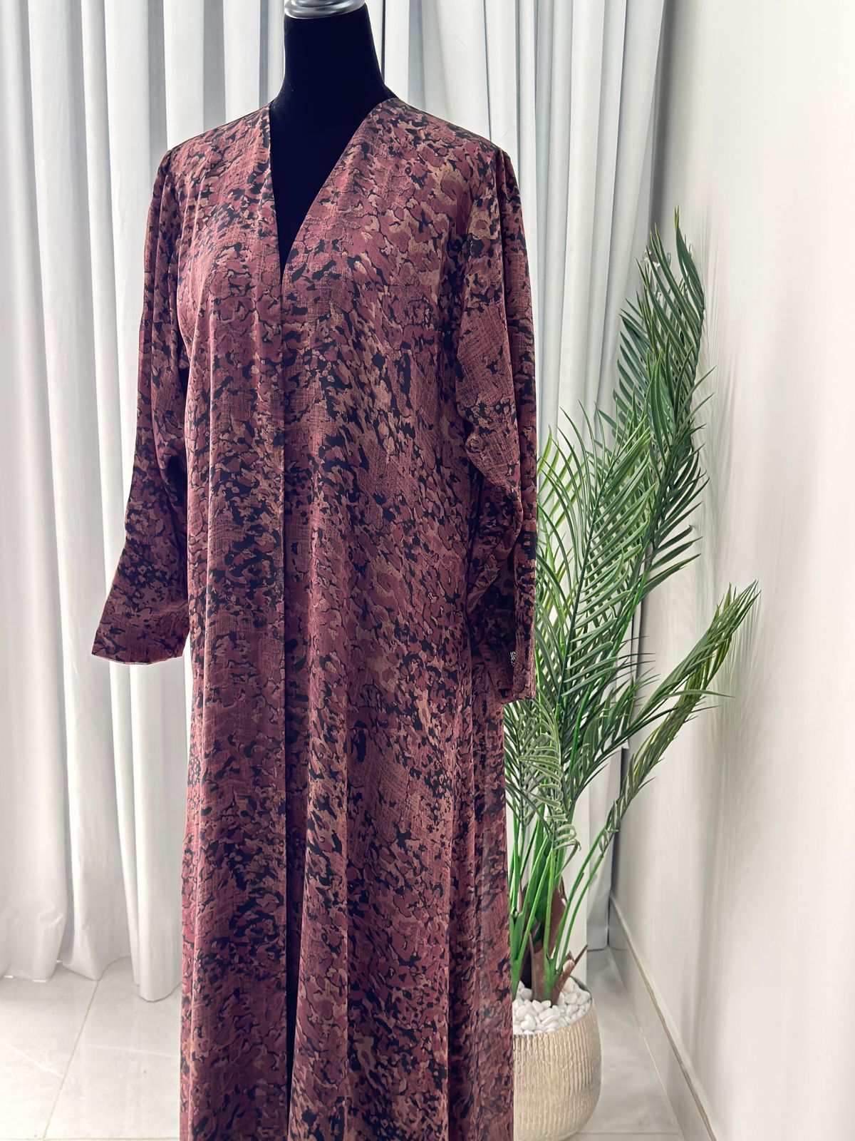 vip chiffon abaya