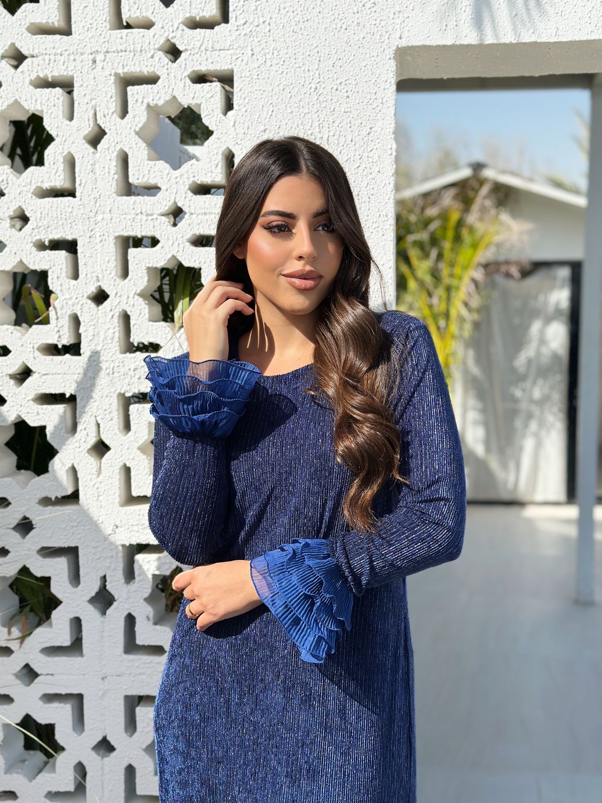 Velvet dress gold