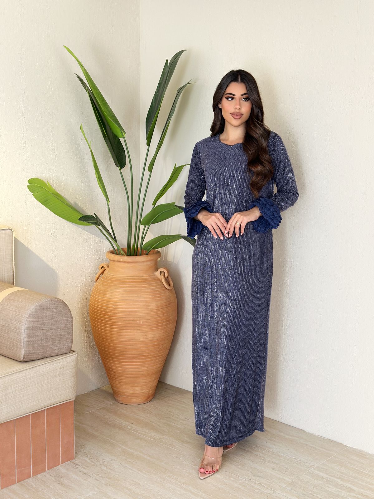 Velvet dress gold