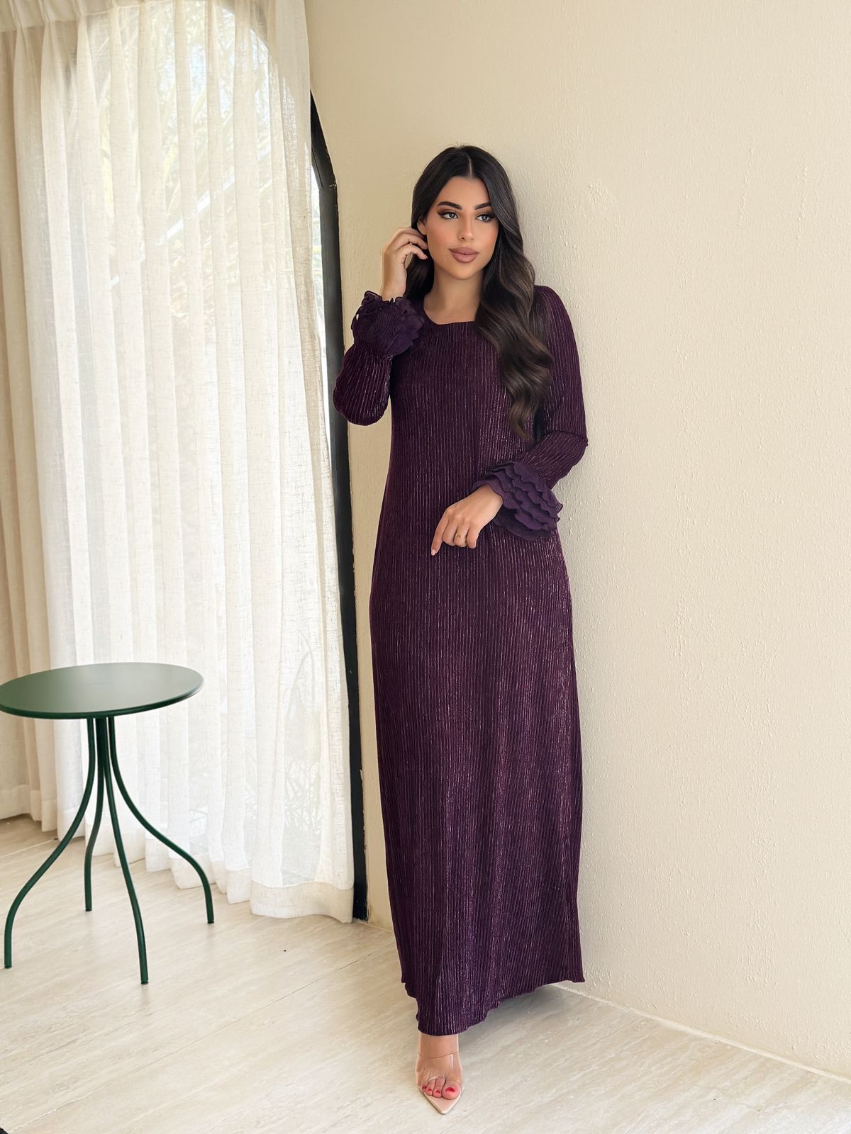 Velvet dress gold