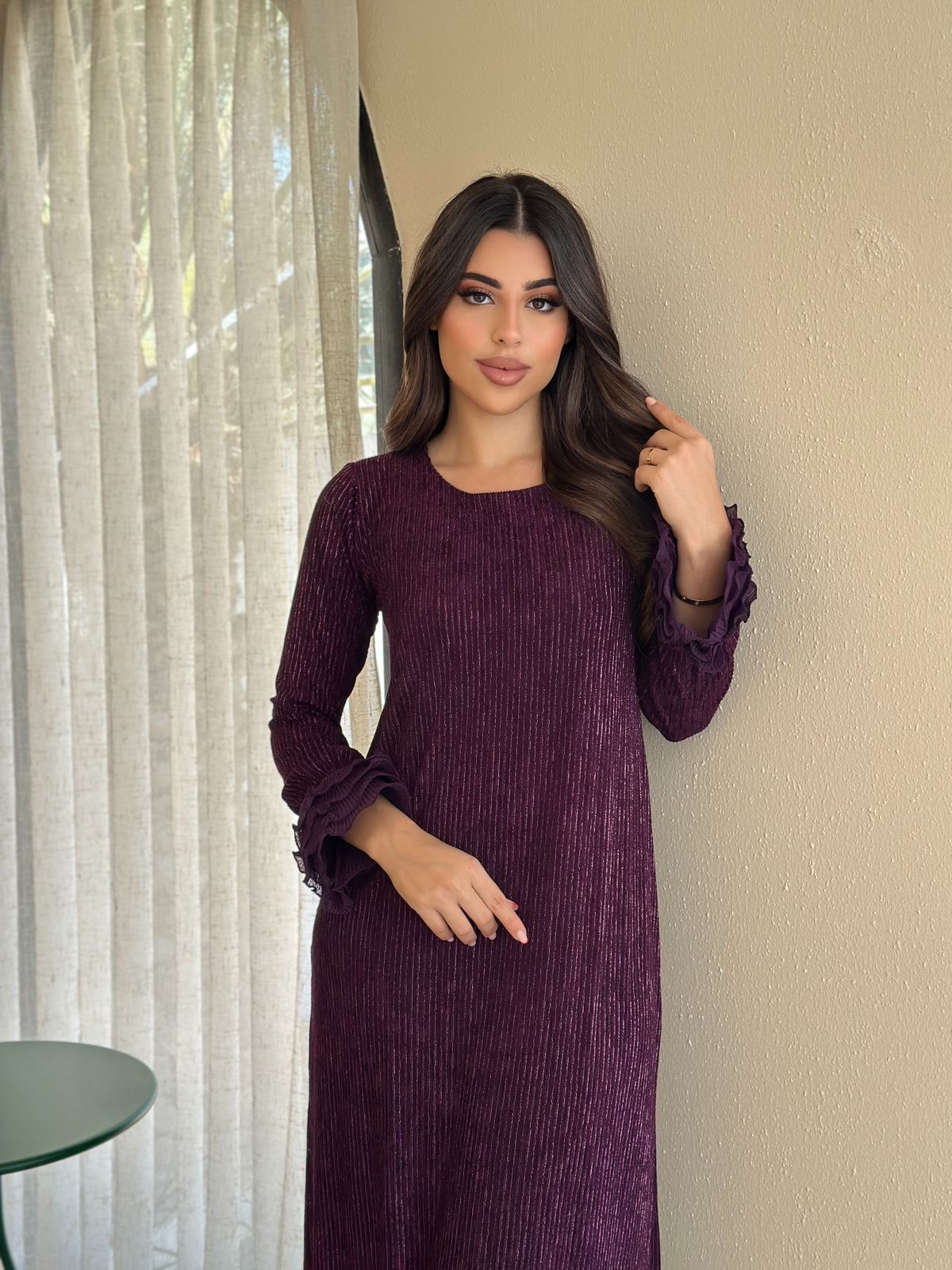Velvet dress gold