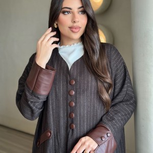 WINTER BROWN ABAYA